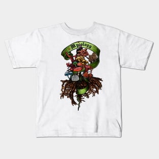 Mycology Nerd Banner Kids T-Shirt